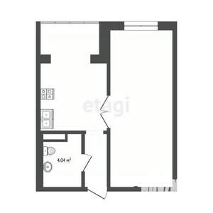 1-к квартира, вторичка, 64м2, 10/10 этаж