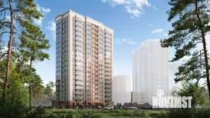 2-к квартира, строящийся дом, 61м2, 15/18 этаж