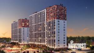 2-к квартира, строящийся дом, 63м2, 10/16 этаж