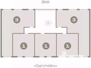 1-к квартира, вторичка, 48м2, 3/9 этаж