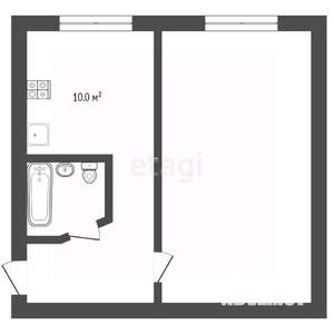 1-к квартира, вторичка, 29м2, 5/5 этаж