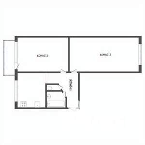 2-к квартира, вторичка, 44м2, 2/5 этаж