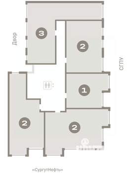 3-к квартира, вторичка, 88м2, 5/9 этаж