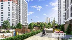 1-к квартира, строящийся дом, 46м2, 10/16 этаж