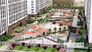 1-к квартира, строящийся дом, 38м2, 1/16 этаж