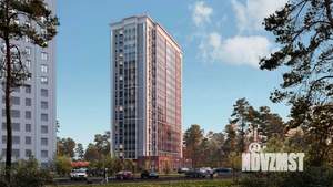 1-к квартира, строящийся дом, 44м2, 15/18 этаж