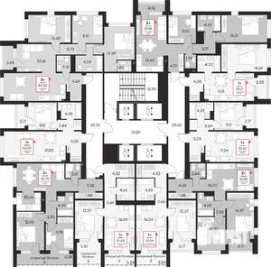 1-к квартира, вторичка, 39м2, 8/21 этаж