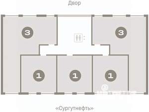 1-к квартира, вторичка, 46м2, 5/9 этаж