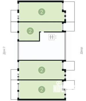2-к квартира, сданный дом, 147м2, 1/8 этаж