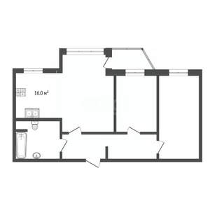 3-к квартира, вторичка, 76м2, 1/5 этаж