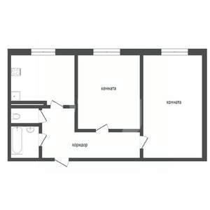 2-к квартира, вторичка, 46м2, 5/9 этаж