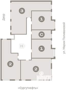 3-к квартира, вторичка, 94м2, 7/9 этаж