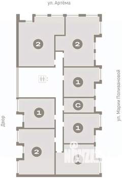 2-к квартира, вторичка, 81м2, 11/17 этаж