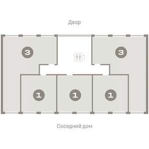 3-к квартира, вторичка, 85м2, 3/17 этаж