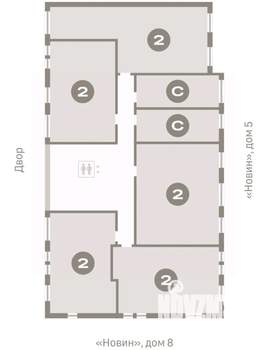 2-к квартира, вторичка, 78м2, 2/17 этаж