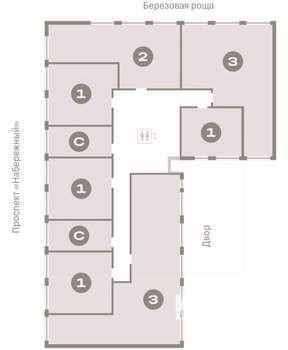 4-к квартира, вторичка, 124м2, 2/9 этаж