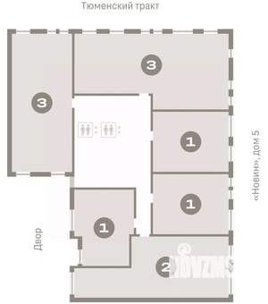 2-к квартира, вторичка, 85м2, 6/17 этаж