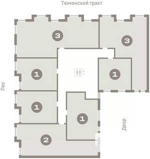 2-к квартира, вторичка, 87м2, 2/17 этаж