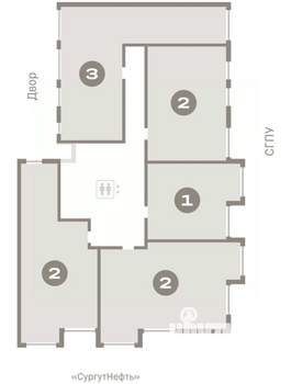 3-к квартира, вторичка, 88м2, 4/9 этаж