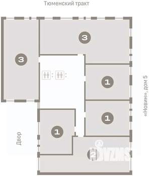 3-к квартира, вторичка, 99м2, 3/17 этаж