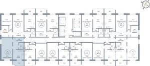1-к квартира, вторичка, 53м2, 15/25 этаж
