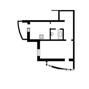 1-к квартира, вторичка, 44м2, 6/10 этаж