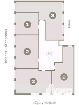 3-к квартира, вторичка, 88м2, 2/9 этаж