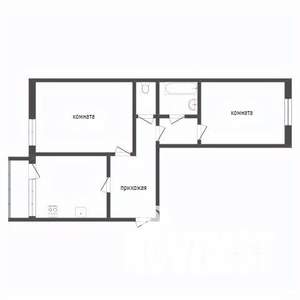 2-к квартира, вторичка, 54м2, 4/5 этаж