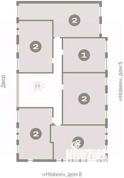 2-к квартира, вторичка, 62м2, 5/17 этаж