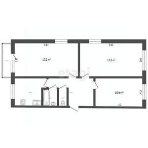 3-к квартира, вторичка, 63м2, 5/5 этаж