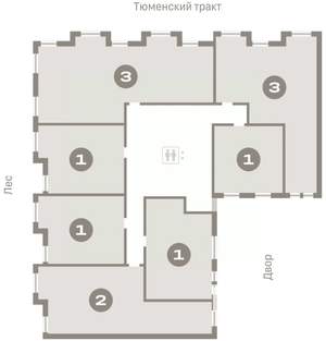 3-к квартира, вторичка, 95м2, 2/17 этаж