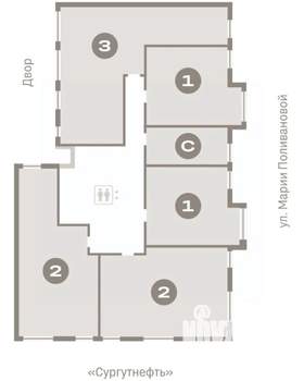 3-к квартира, вторичка, 94м2, 4/9 этаж