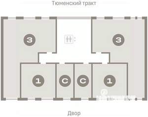 1-к квартира, вторичка, 45м2, 5/17 этаж