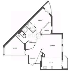 3-к квартира, вторичка, 124м2, 10/13 этаж