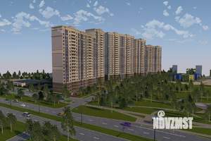 1-к квартира, строящийся дом, 49м2, 12/22 этаж