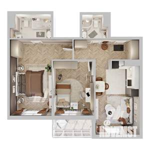 2-к квартира, вторичка, 72м2, 19/22 этаж