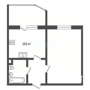 1-к квартира, вторичка, 37м2, 8/17 этаж
