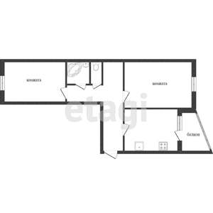 2-к квартира, вторичка, 65м2, 12/14 этаж