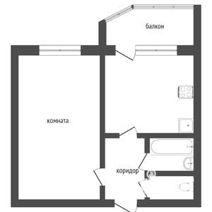 1-к квартира, вторичка, 36м2, 16/17 этаж