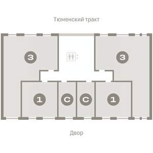 1-к квартира, вторичка, 48м2, 2/17 этаж