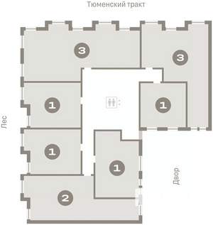 3-к квартира, вторичка, 115м2, 7/17 этаж