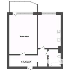 1-к квартира, вторичка, 43м2, 5/17 этаж