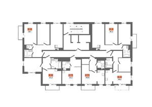 2-к квартира, вторичка, 57м2, 8/16 этаж