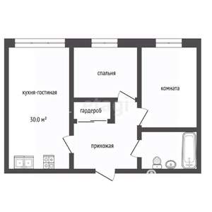 3-к квартира, вторичка, 75м2, 6/20 этаж