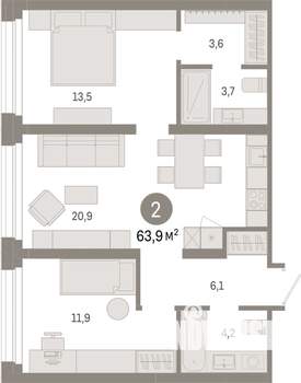Фото квартиры на продажу (3)
